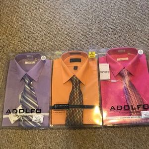 Size 15-15.5 32-33 dress shirts.  3 for $40 or BO